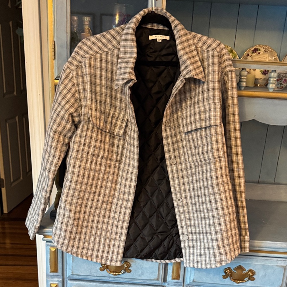 PacSun Checkered Utility Jacket